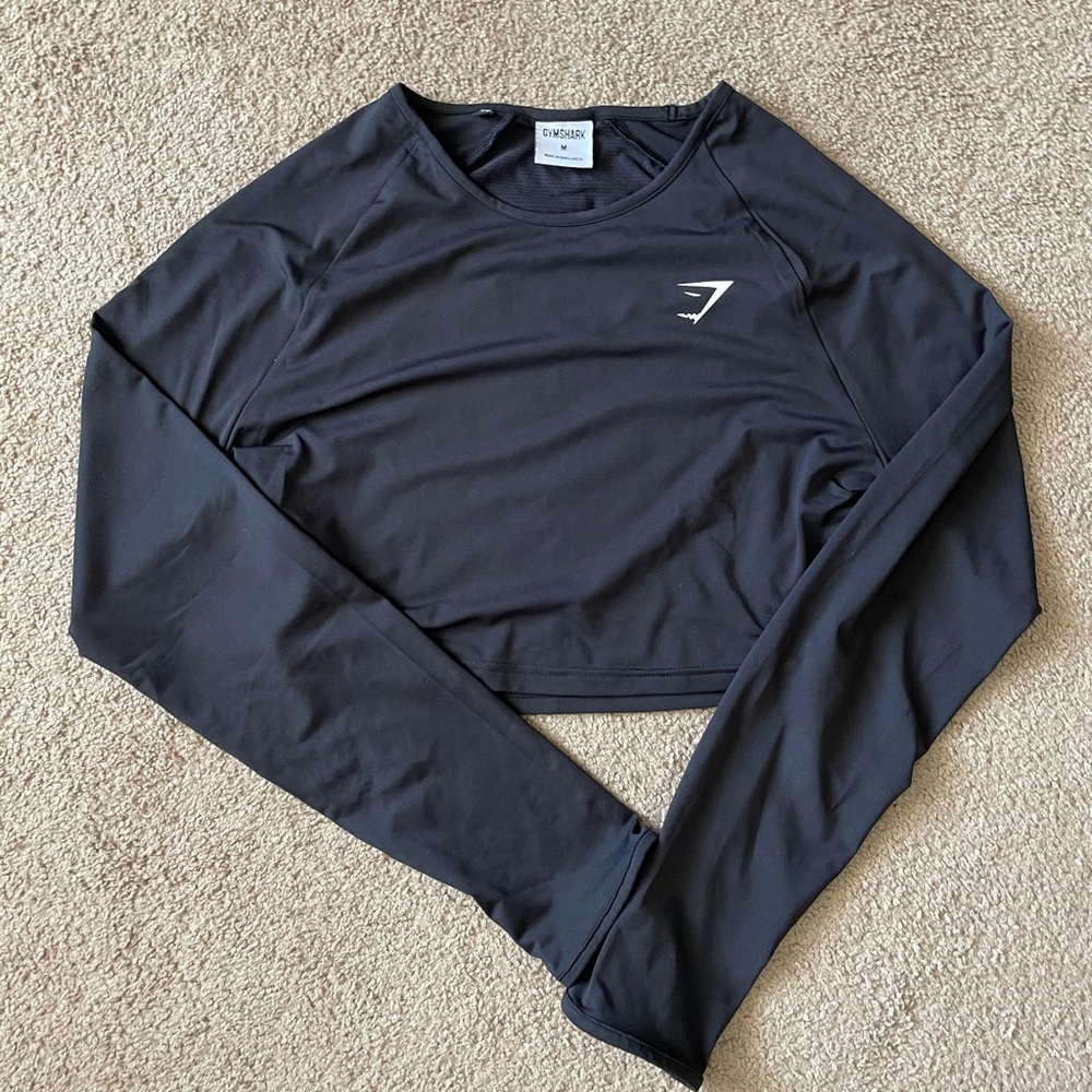 Gymshark Long-sleeve Crop Workout Top